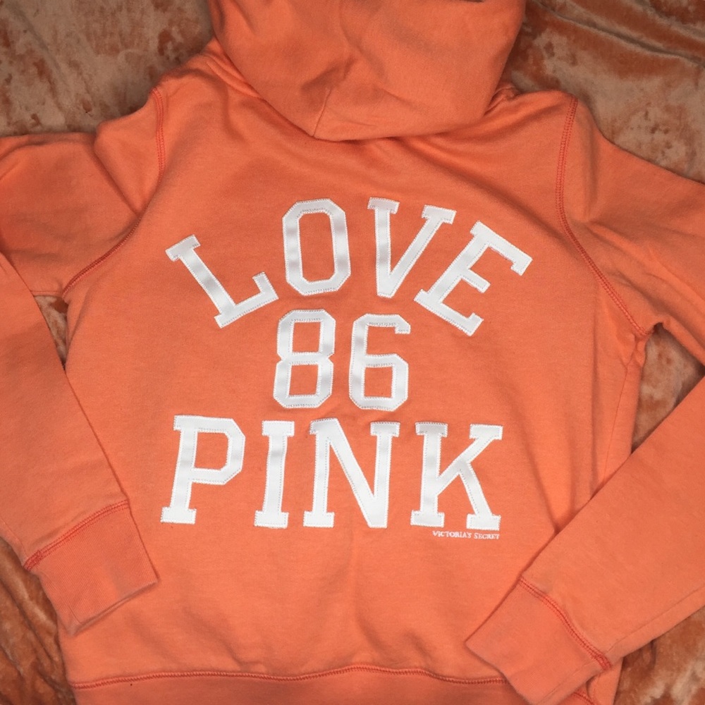 Peach/Coral PINK VS Hoodie Small 🍑